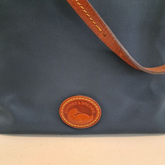 Dooney & Bourke Canvas Shoulder Bag - BLUE - Picture 3 of 16